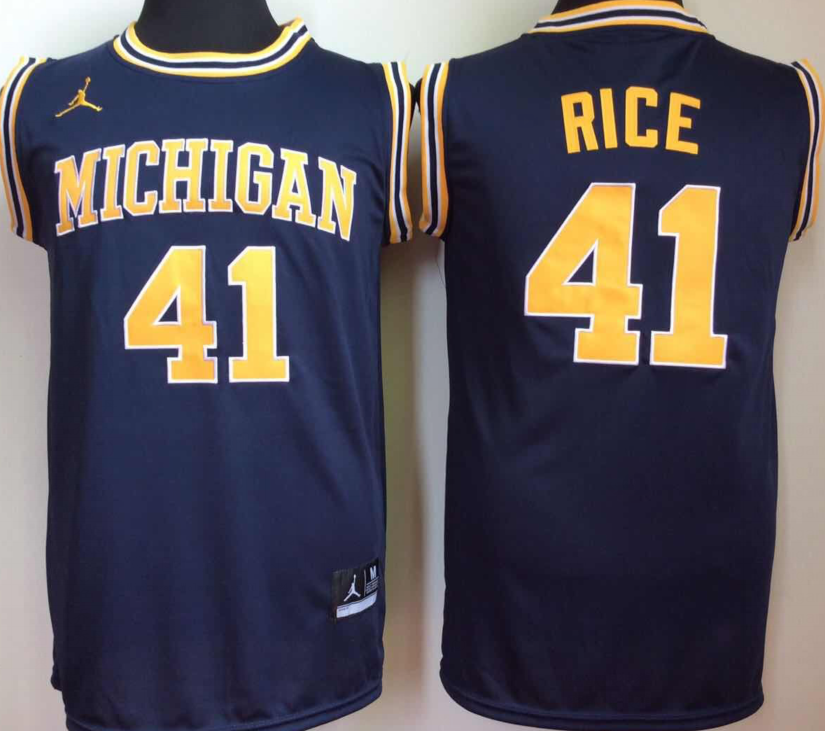 NCAA Men Michigan Wolverines Blue 41